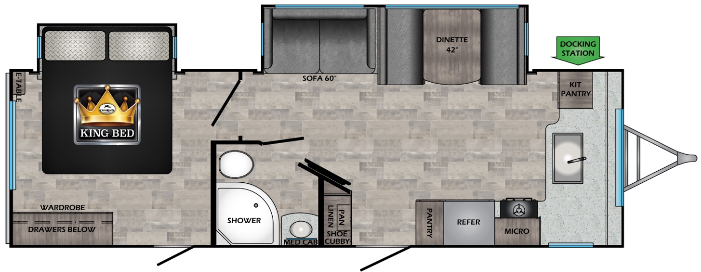 2022 CROSSROADS SUNSET TRAIL 269FK, , floor-plans-day image number 0